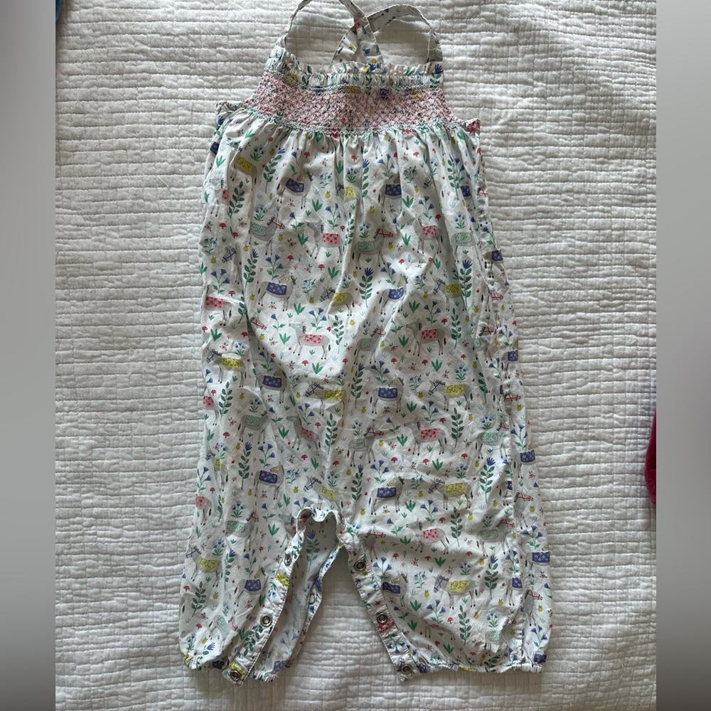 SOLD - Baby Boden Donkey Overalls